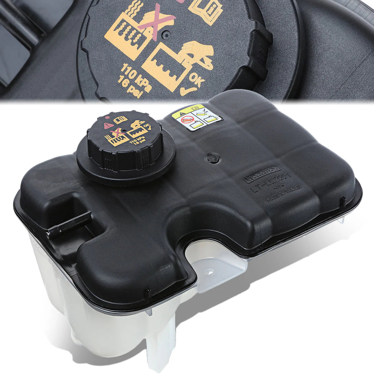 98-11 Ford Crown Victoria Lincoln Town Car 4.6L Coolant Overflow Reservoir w/ Cap