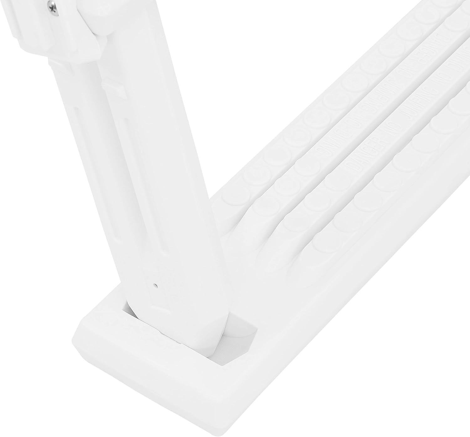 2026 Deluxe Above-Ground Pool Ladder A-Frame Swimming Non-Sliip Step Ladder, White