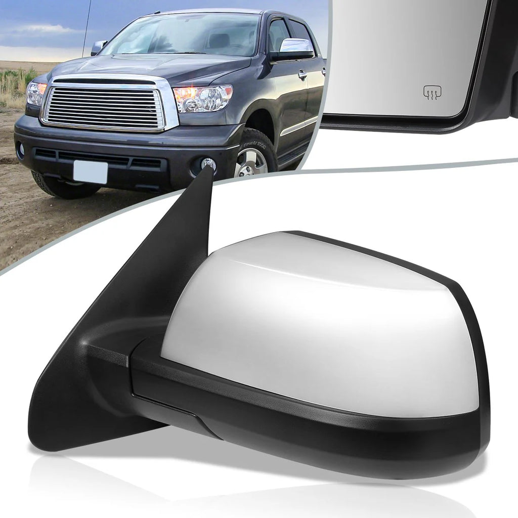 Powered Heated Side View Mirror (Left) 12-13 Toyota Tundra