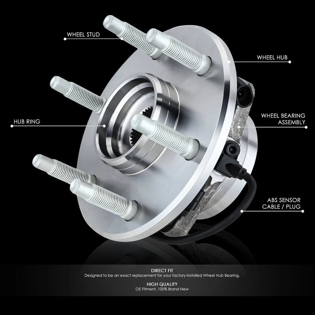 Front Left or Right Side Wheel Bearing & Hub Assembly 99-07 Chevy/GMC Silverado Sierra 1500 2500