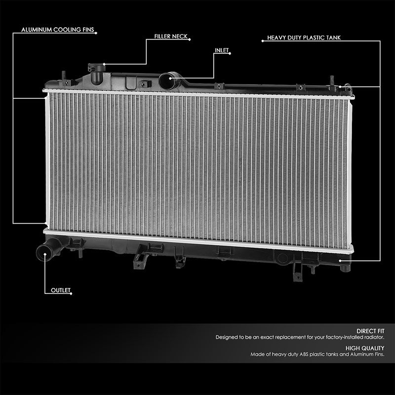 13093 Replacement Radiator 08-14 Subaru Impreza STI MT
