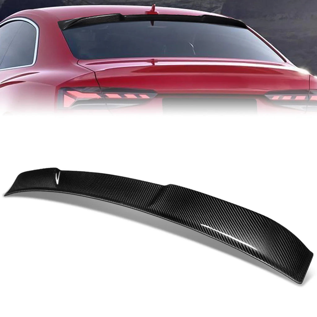 17-21 Audi A5 Quattro S5 RS5 STP-Style Rear Window Windshield Roof Spoiler - Carbon Fiber
