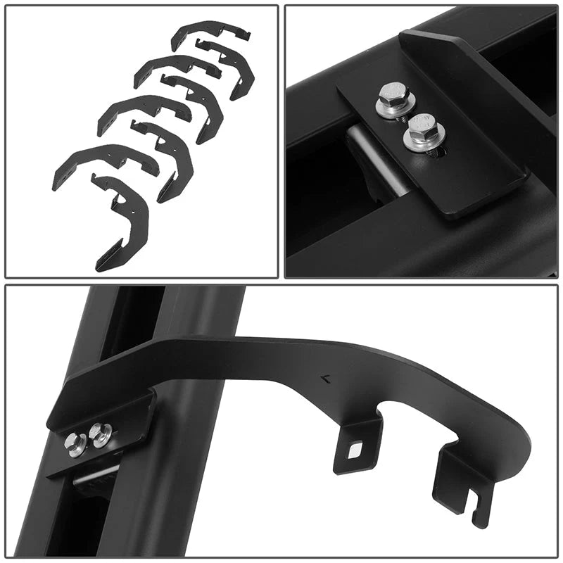 6.5 in. Wide Flat Step Running Boards 19-22 Chevy Silverado GMC Sierra Crew Cab