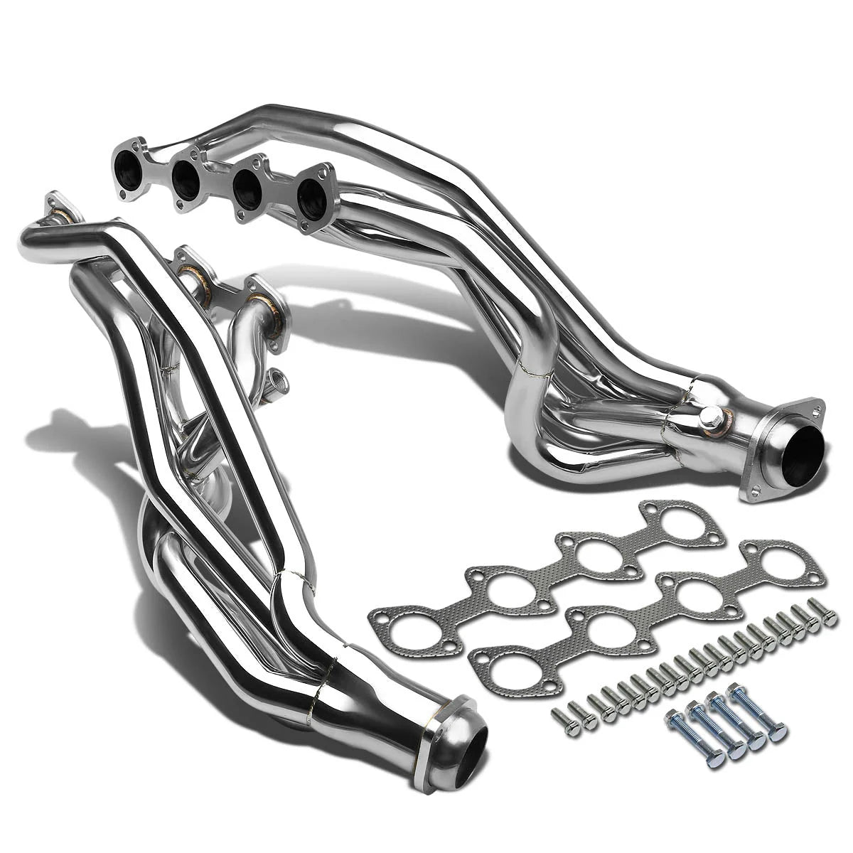 96-04 Ford Mustang 4.6L V8 SOHC 4-1 Long Tube Bolt-on Exhaust Headers - Stainless Steel