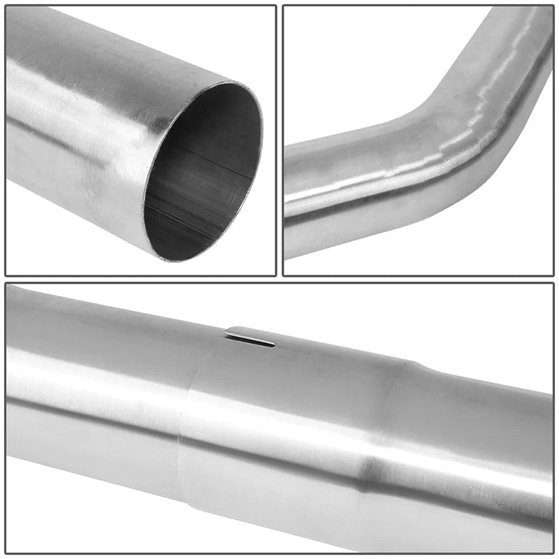 16Pcs 3 in. OD Custom Exhaust Tubing Mandrel Bend Pipe Straight & U-Bend Piping Kit