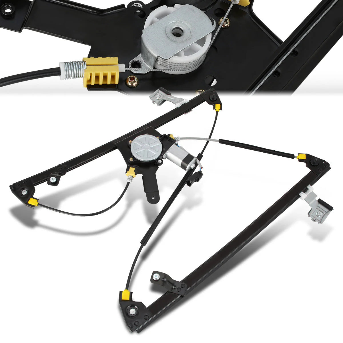 02-10 Ford Explorer 03-05 Lincoln Aviator Power Window Regulator w/Motor - Front Right Passenger Side