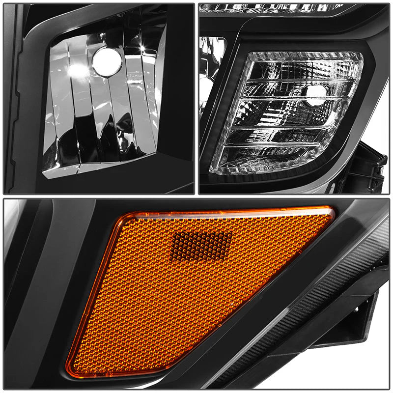 Factory Style Headlights 17-22 Nissan Titan, 16-22 XD