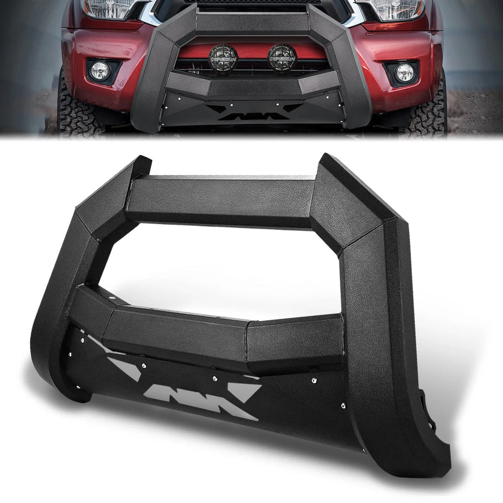 05-15 Toyota Tacoma Front Bumper Grille Guard - Carbon Steel