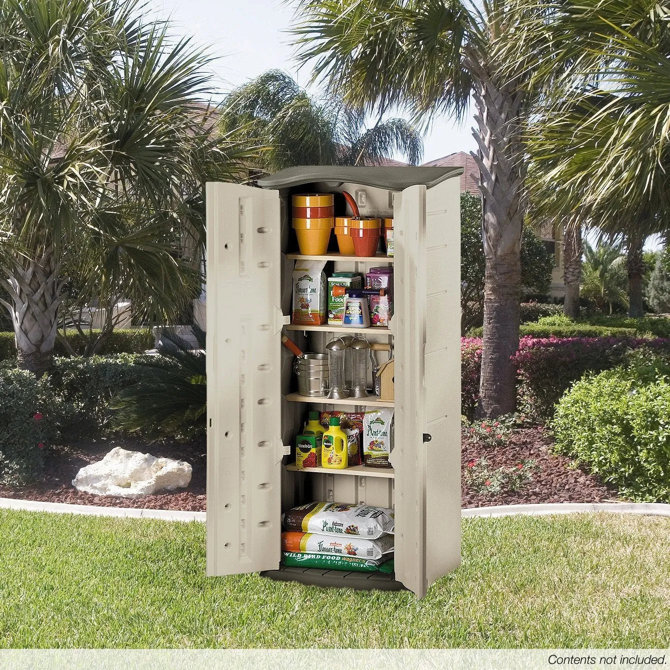 2026 Rubbermaid Vertical Resin Weather Resistant Outdoor Storage Shed
