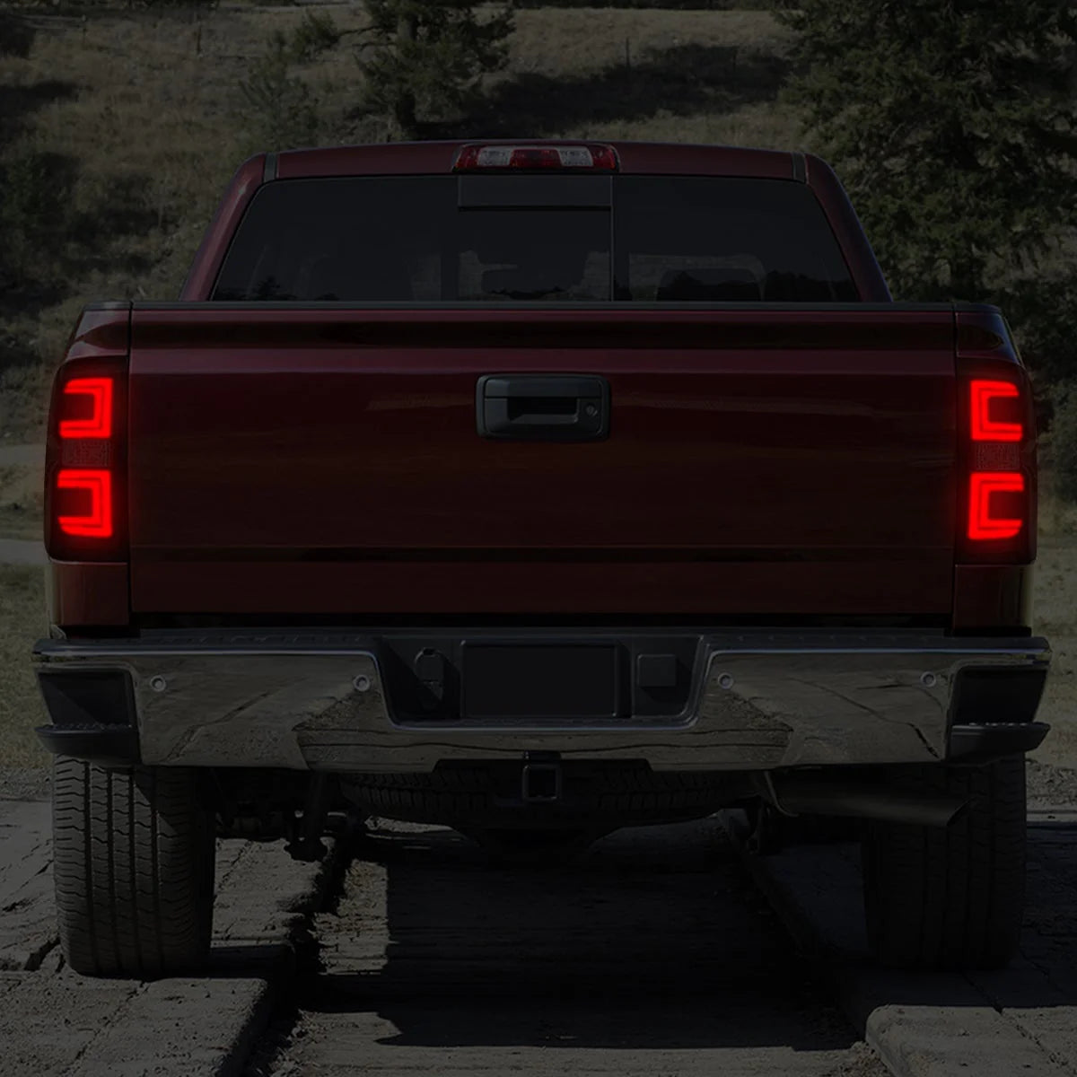 LED Brake Tail Lights 14-19 Chevy Silverado 1500 2500HD 3500HD