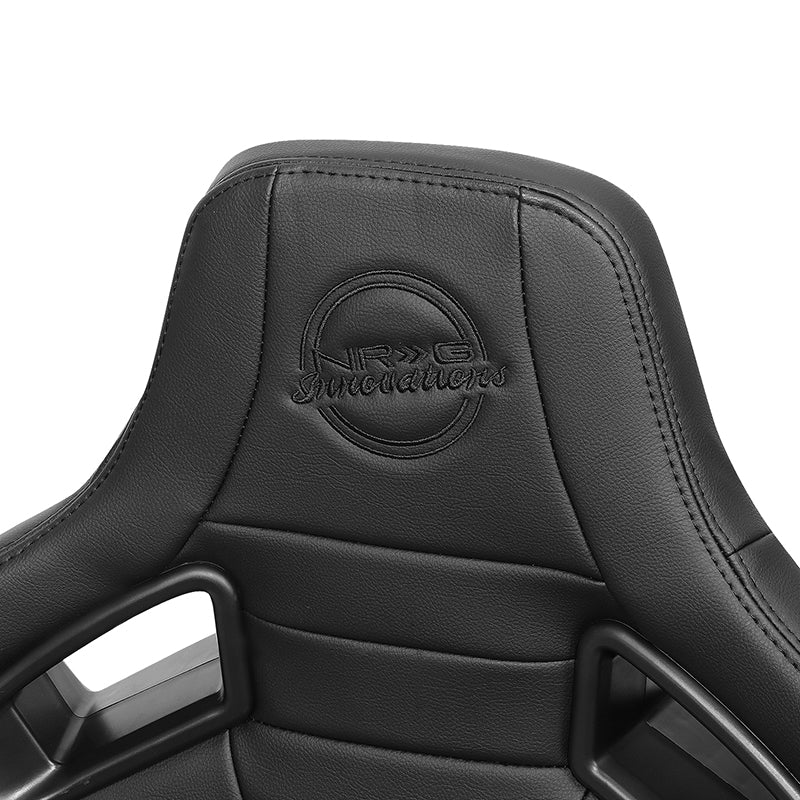 Pair Bucket Style Full Reclinable Racing Seats Universal