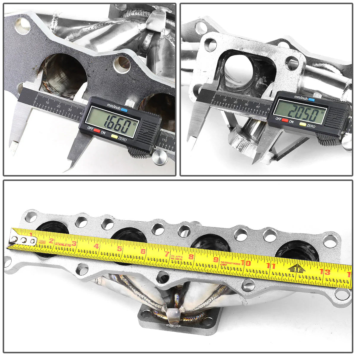 99-06 Audi TT Quattro Base 00-01 Volkswagen Golf GLS 1.8L DOHC T25 Turbo Manifold - Stainless Steel