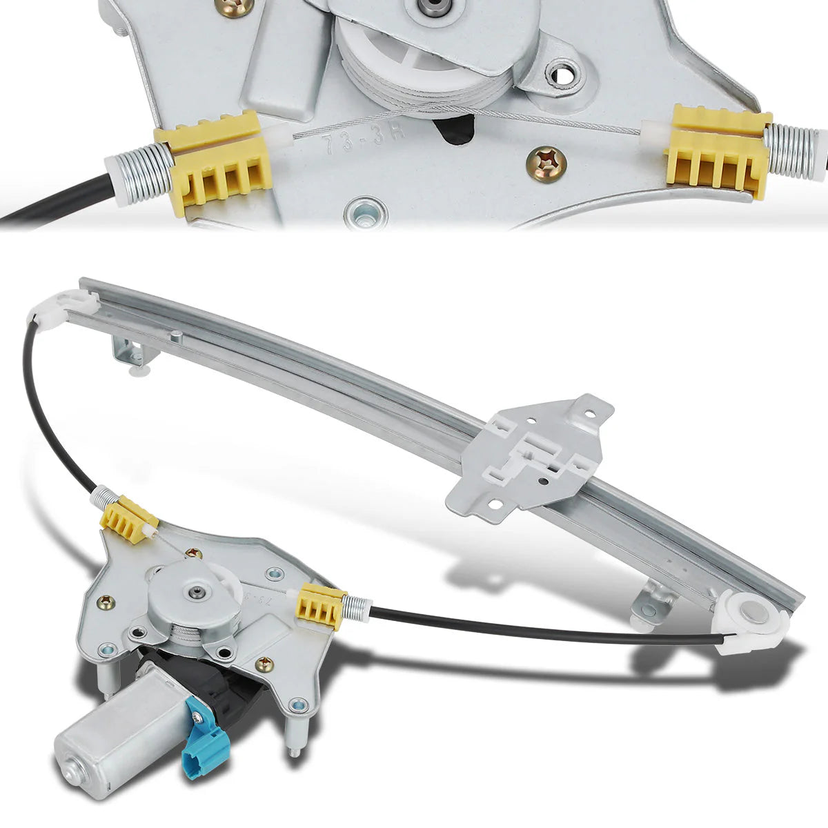 00-05 Hyundai Accent Power Window Regulator w/Motor - Rear Right Passenger Side