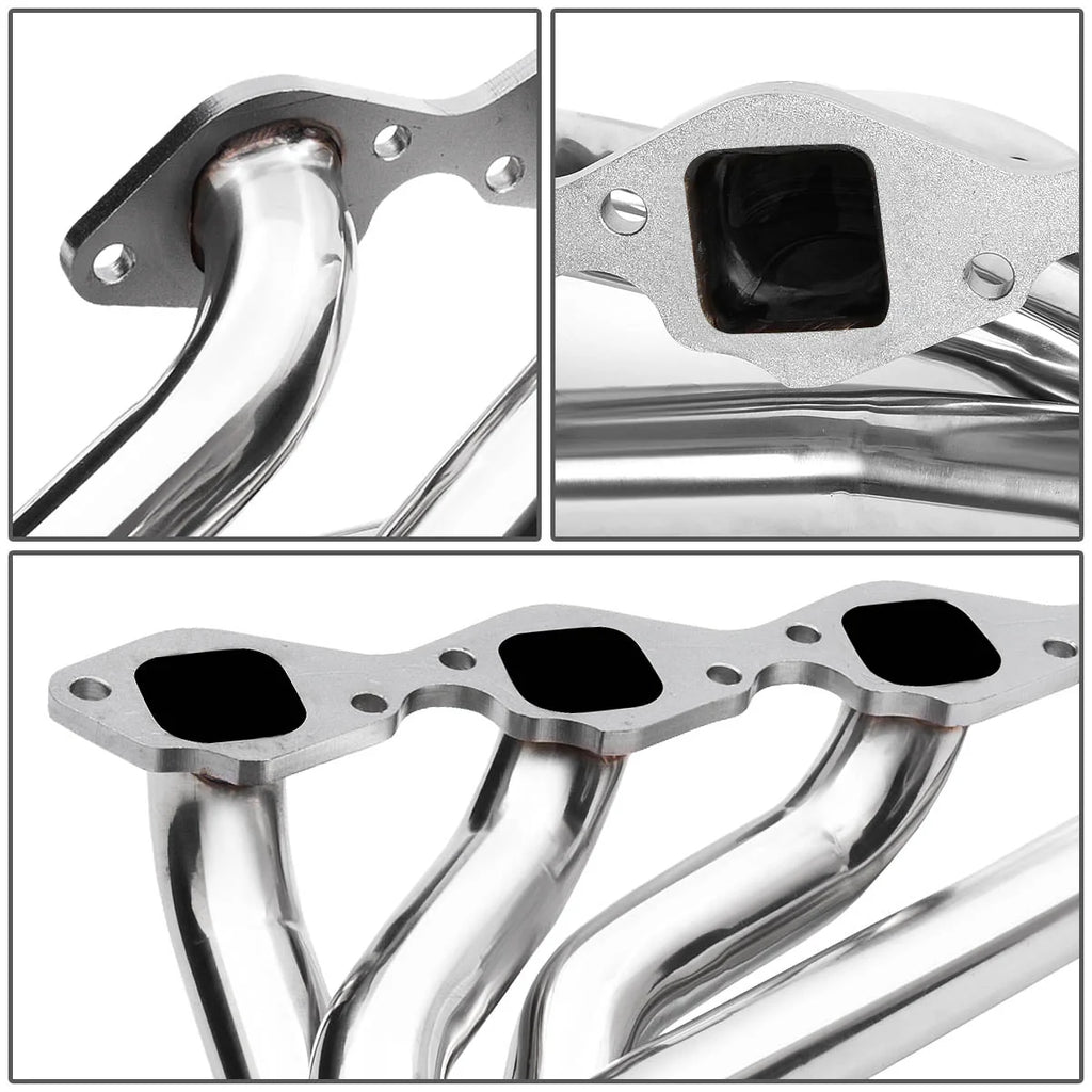 65-73 Chevy/ GM BBC V8 Square Port 366 396 402 427 454 Shorty Exhaust Header - Stainless Steel