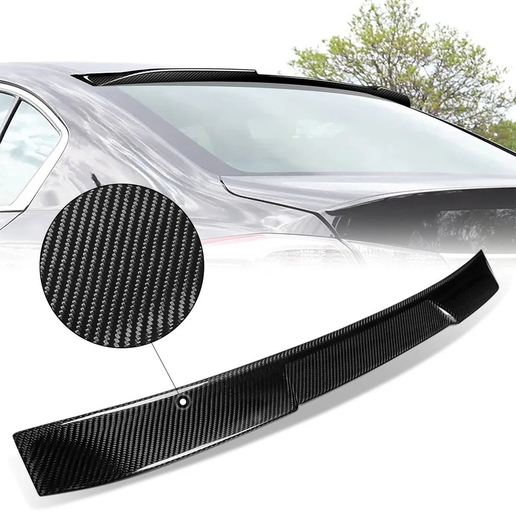 13-17 Honda Accord Sedan Rear Window Roof Spoiler - Carbon Fiber