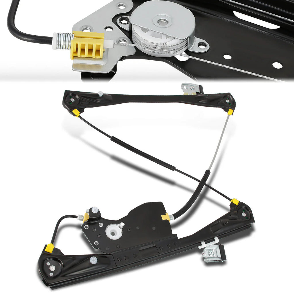 00-02 Lincoln LS Power Window Regulator w/o Motor - Front Left Driver Side