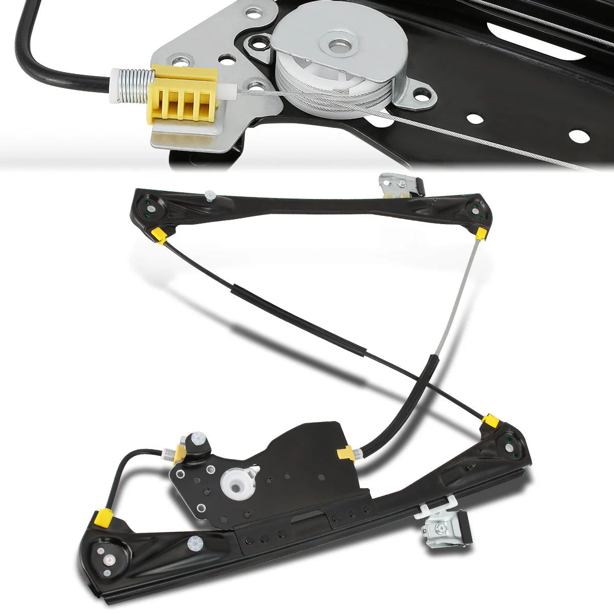 00-02 Lincoln LS Power Window Regulator w/o Motor - Front Left Driver Side