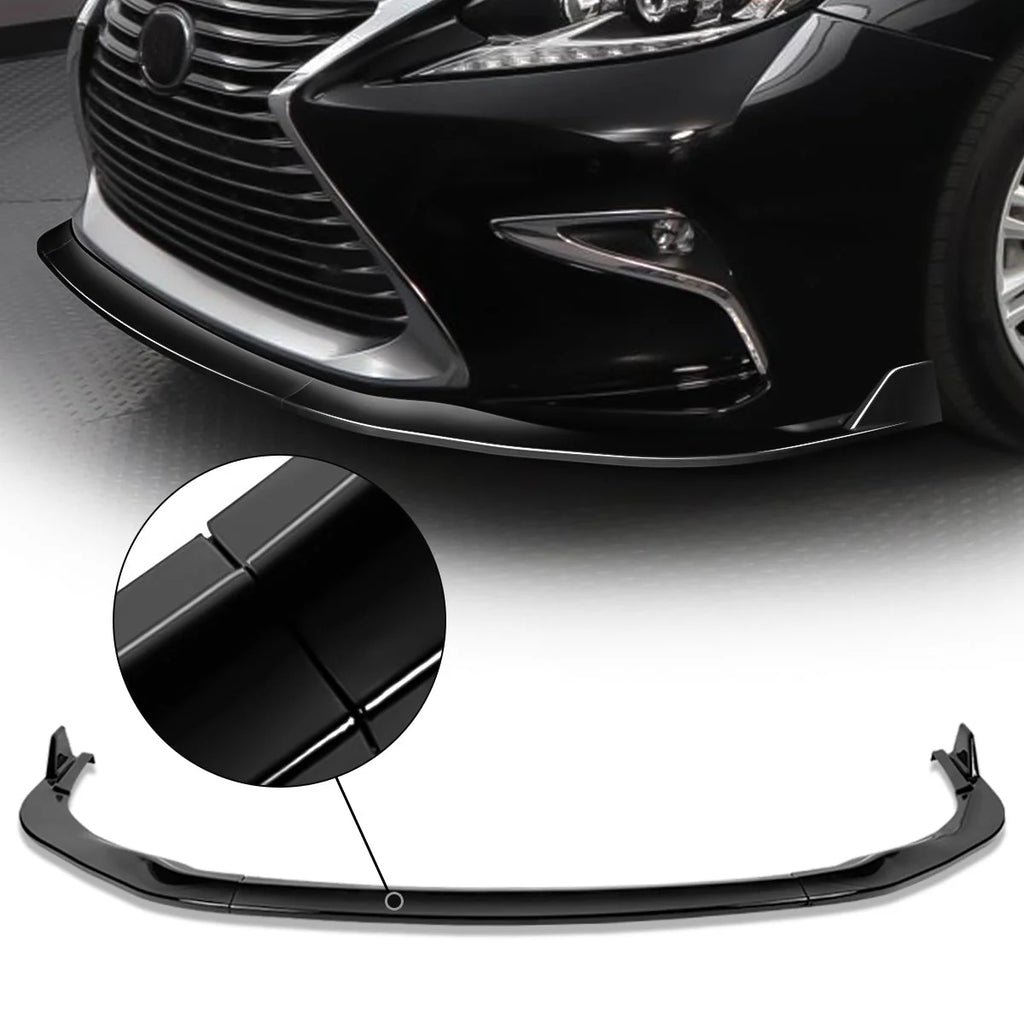 Sport Style Front Bumper Lip 16-18 Lexus ES300H ES350