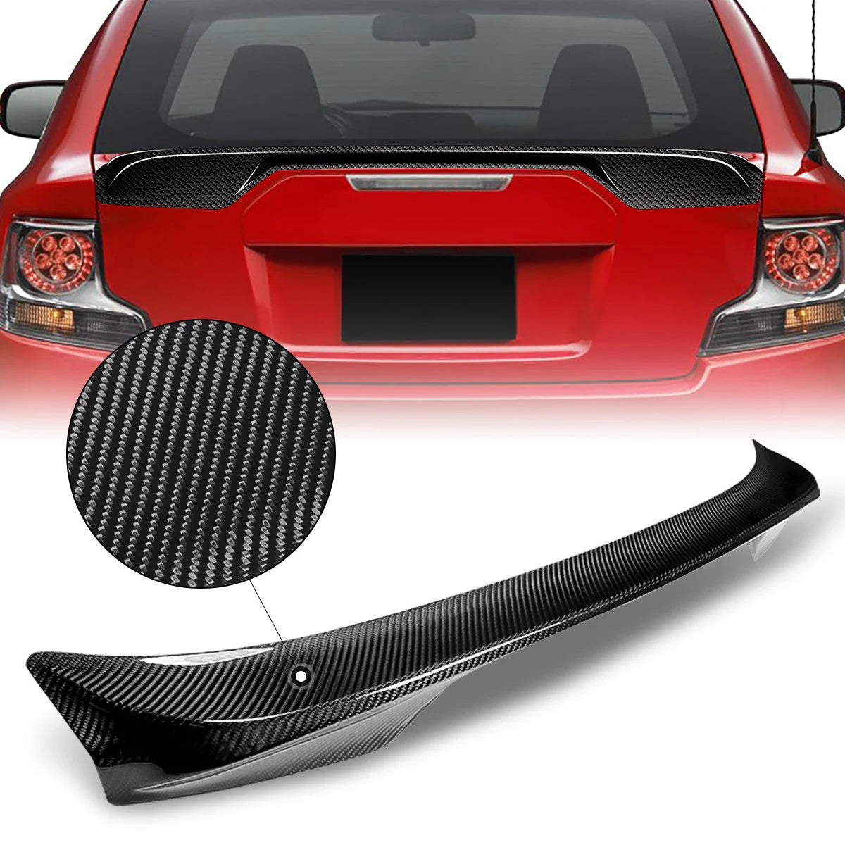 OE-Style Carbon Fiber Rear Trunk Lid Spoiler 11-16 Scion tC