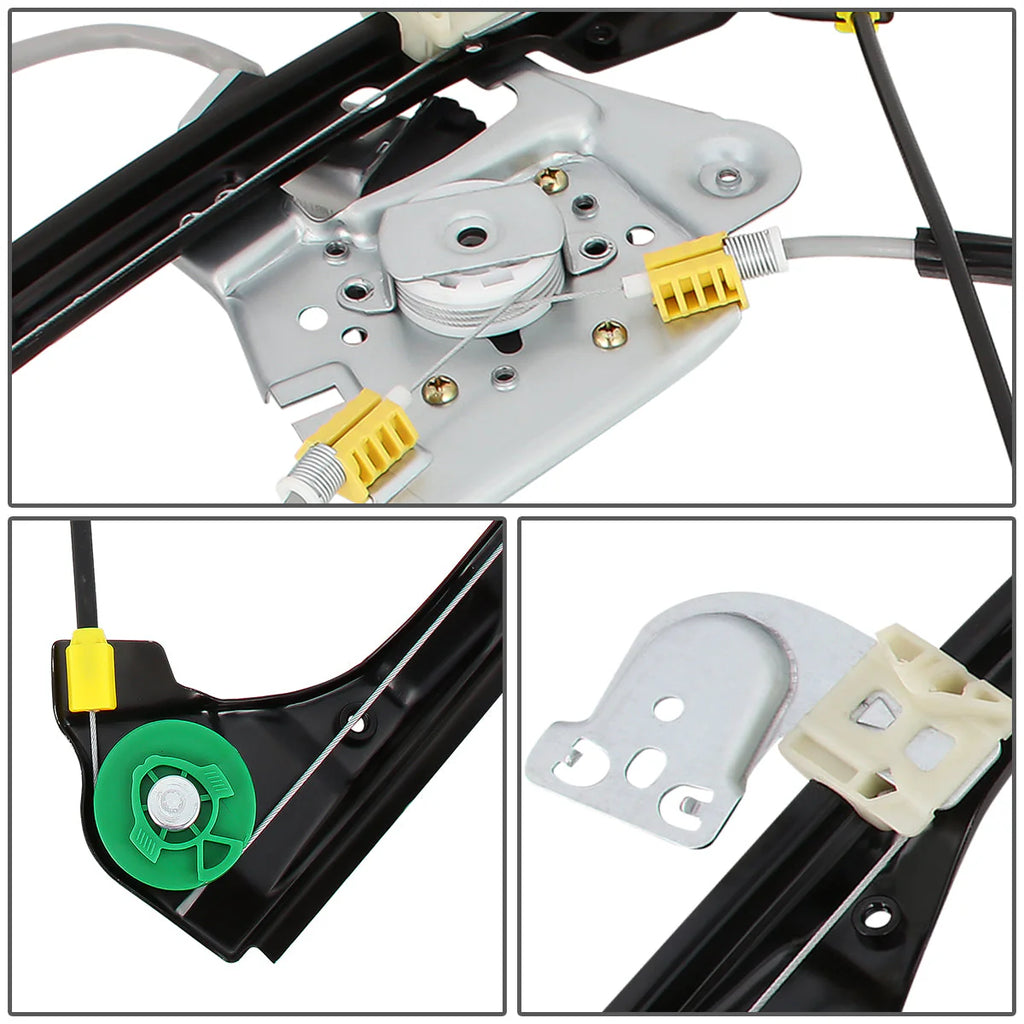 99-04 Oldsmobile Alero Pontiac Grand Am 2Dr Coupe Power Window Regulator w/Motor - Front Left Side