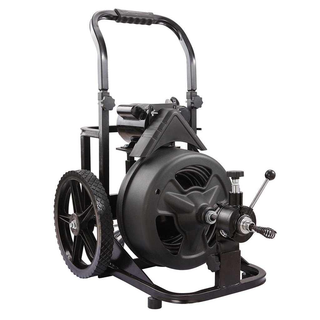 2026 XtremepowerUS 45078 45078 Drain Snake Commercial w/Attachments 100' Electric Sewer