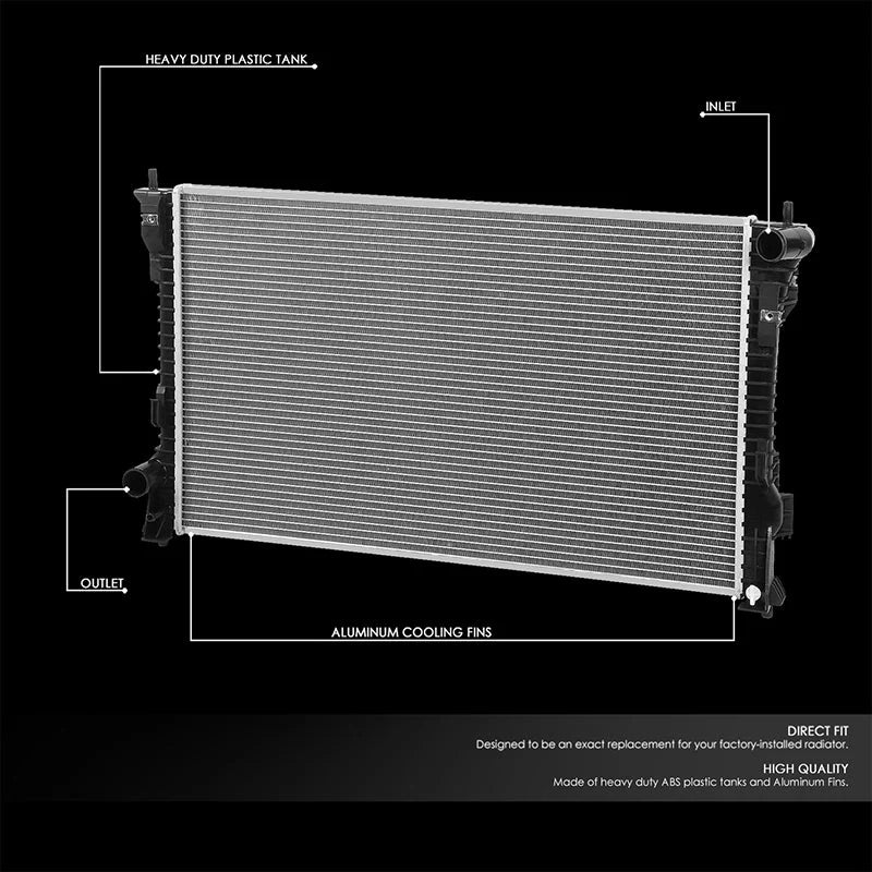 13308 Replacement Radiator 13-19 Ford Police Interceptor, Taurus, 13-16 Lincoln MKS