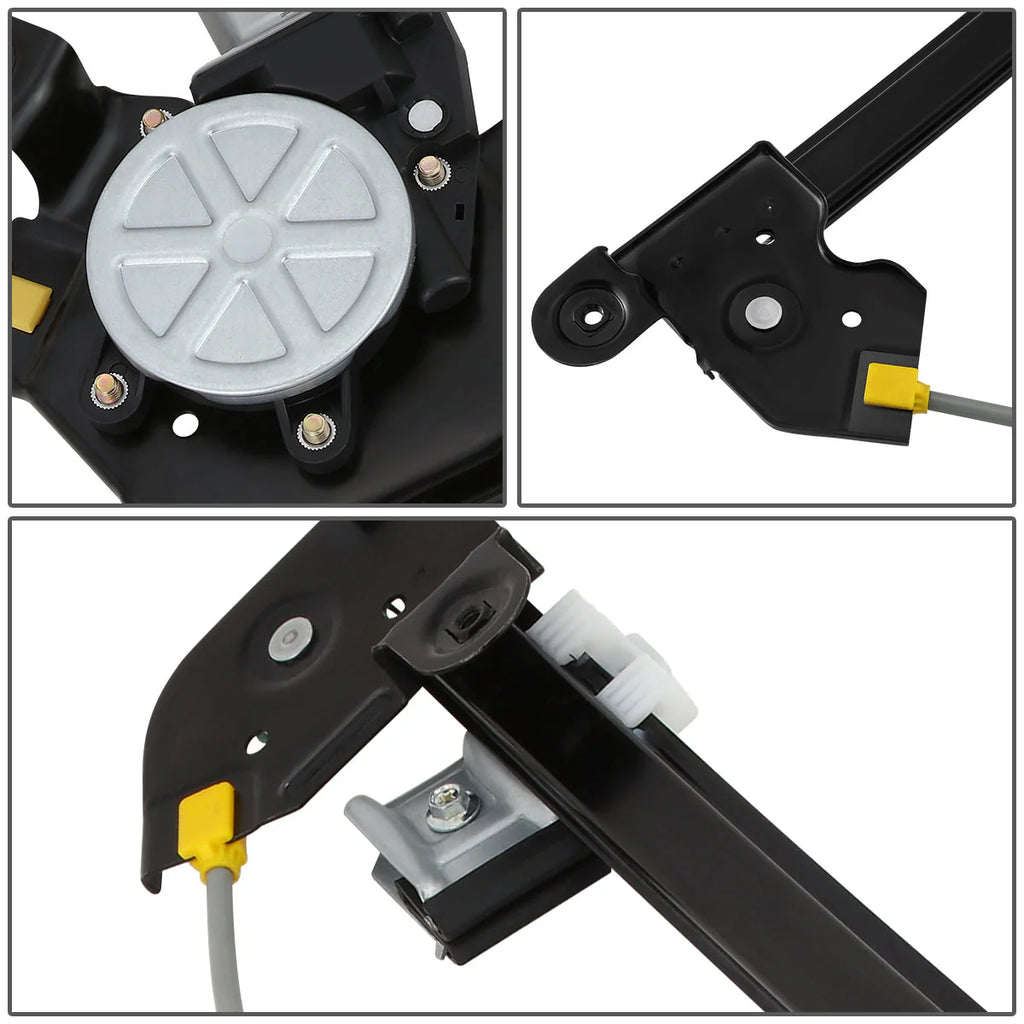 04-08 Ford F150 06-08 Lincoln Mark LT Crew Cab Power Window Regulator w/Motor - Front Right Side