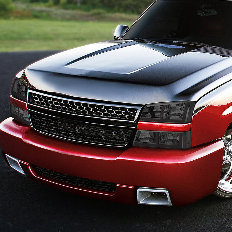 LED DRL Headlights 03-06 Chevy Avalanche Silverado 1500-3500 / HD