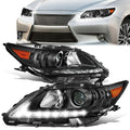 LED DRL Projector Headlights 13-15 Lexus ES300h, ES350
