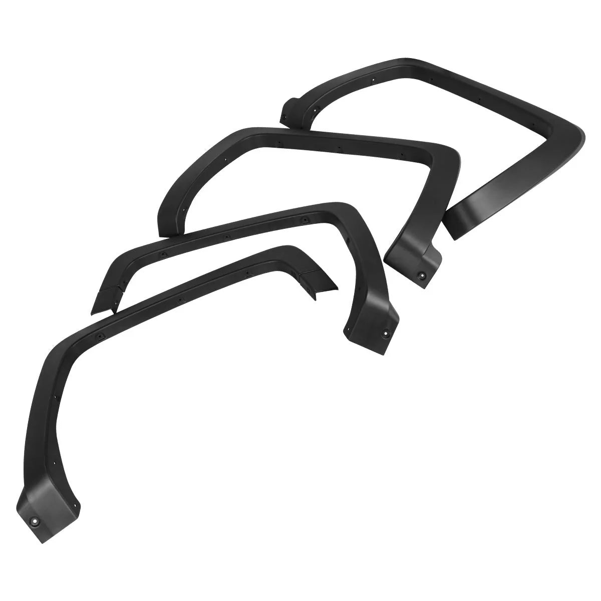 Factory Style Matte Fender Flares 14-19 Chevrolet Silverado 1500 2500HD 3500HD