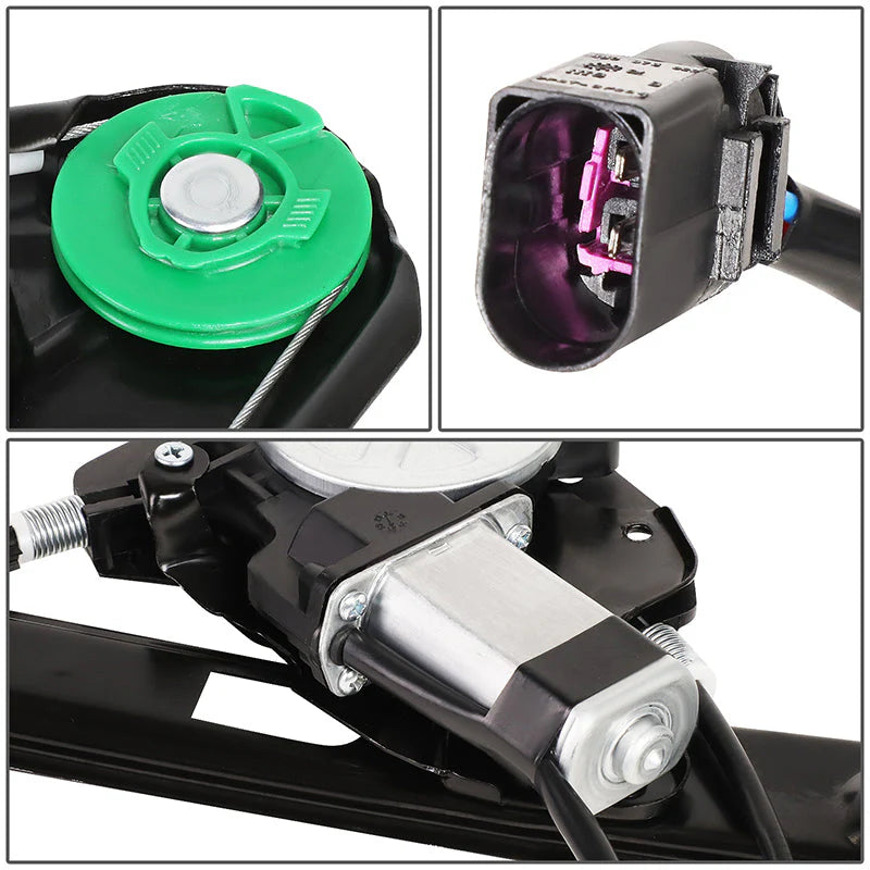 01-05 BMW 325I 325XI 330I 330XI 4-Dr Power Window Regulator w/Motor - Front Right Passenger Side