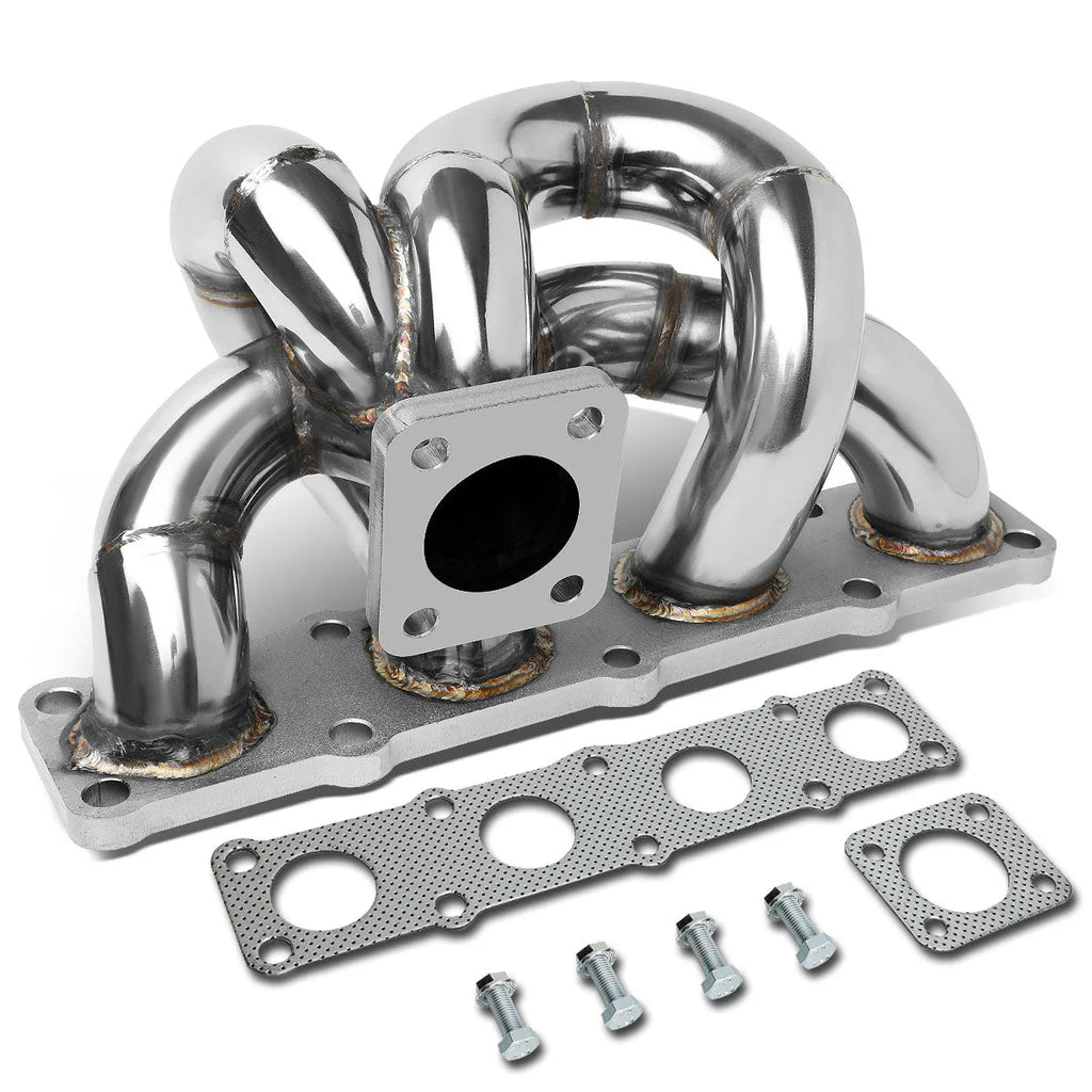 10-14 Hyundai Genesis Coupe 2.0T factory Style TD04 Turbo Manfild - Stainless Steel