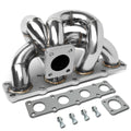 10-14 Hyundai Genesis Coupe 2.0T factory Style TD04 Turbo Manfild - Stainless Steel