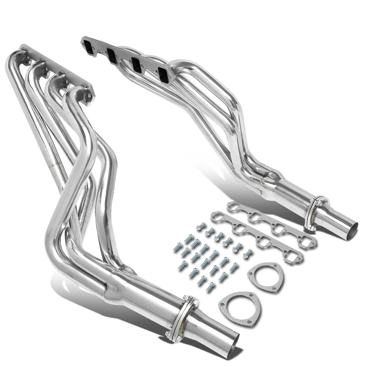 64-70 Ford Mustang with 260 289 302 351 Windsor V8 4-1 Long Tube Exhaust Header - Stainless Steel