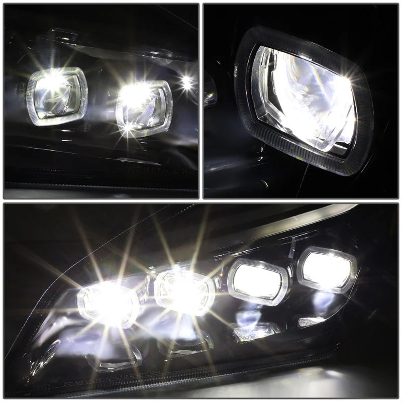 LED DRL Halo Sequential Projector Headlights 18-21 Freightliner Cascadia