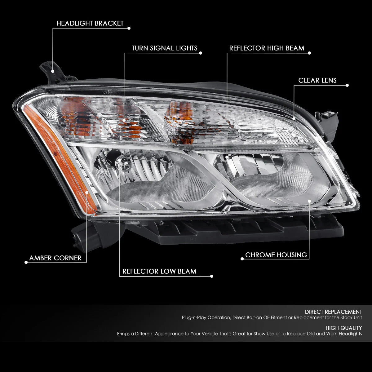 Factory Style Headlight (Right) 15-16 Chevrolet Trax