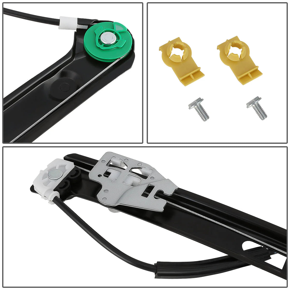 01-05 BMW 325I 325Xi 330I 330Xi 4-Dr Sedan/ Wagon Power Window Regulator w/Motor - Front Left Side