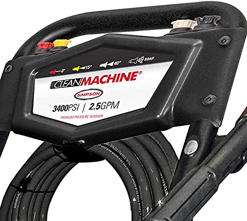 2026 Cleaning CM61083 Clean Machine 3400 PSI Gas Pressure Washer