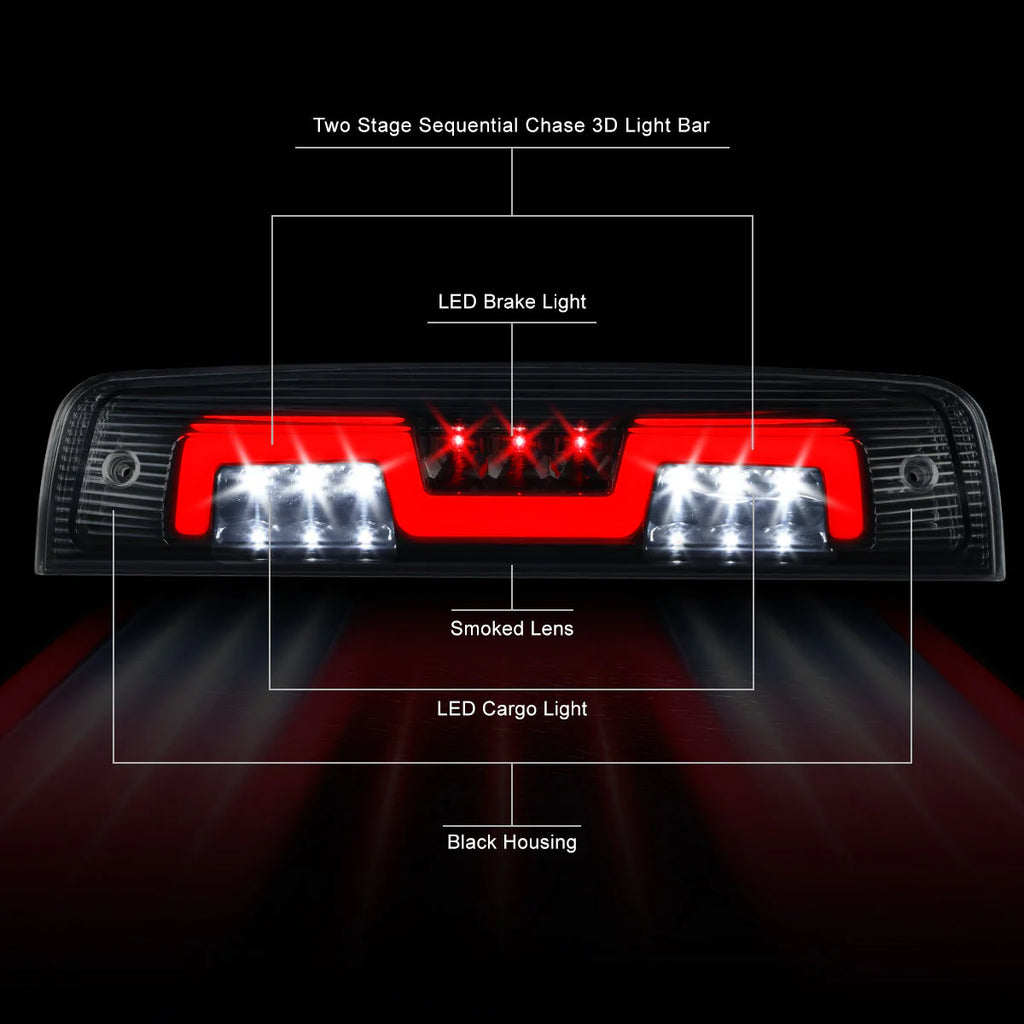 LED Sequential 3rd Brake Light 09-10 Dodge Ram 1500 - 3500, 11-22 Ram 1500 - 3500