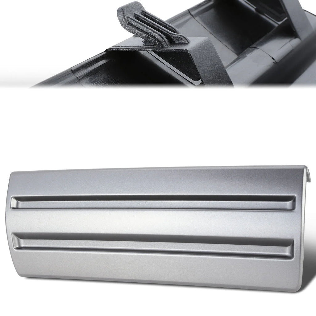 Gray Front License Plate Trim Cover 14-15 GMC Sierra 1500