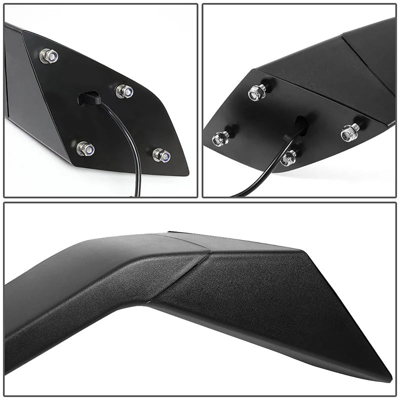 Performance Series Side Hood Mirrors (Black) 04-18 Volvo VN Series