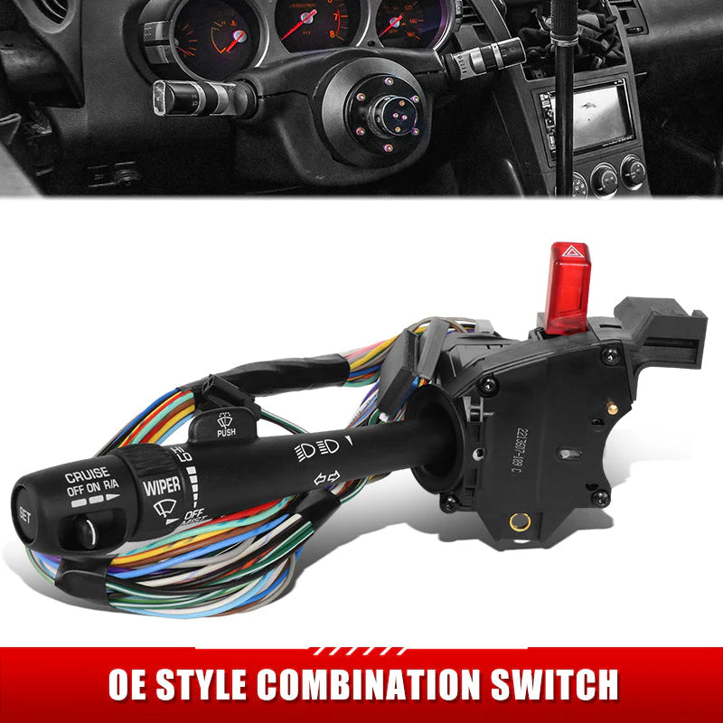 Turn Signal Wiper Combination Switch with Cruise Control 98-04 Chevy S10, GMC Sonoma, 98-05 Blazer, ISUZU Hombre