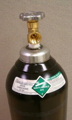 2026 80 cu/ft 75% Argon 25% CO2 Welding Gas Cylinder Tank CGA 580 - FULL