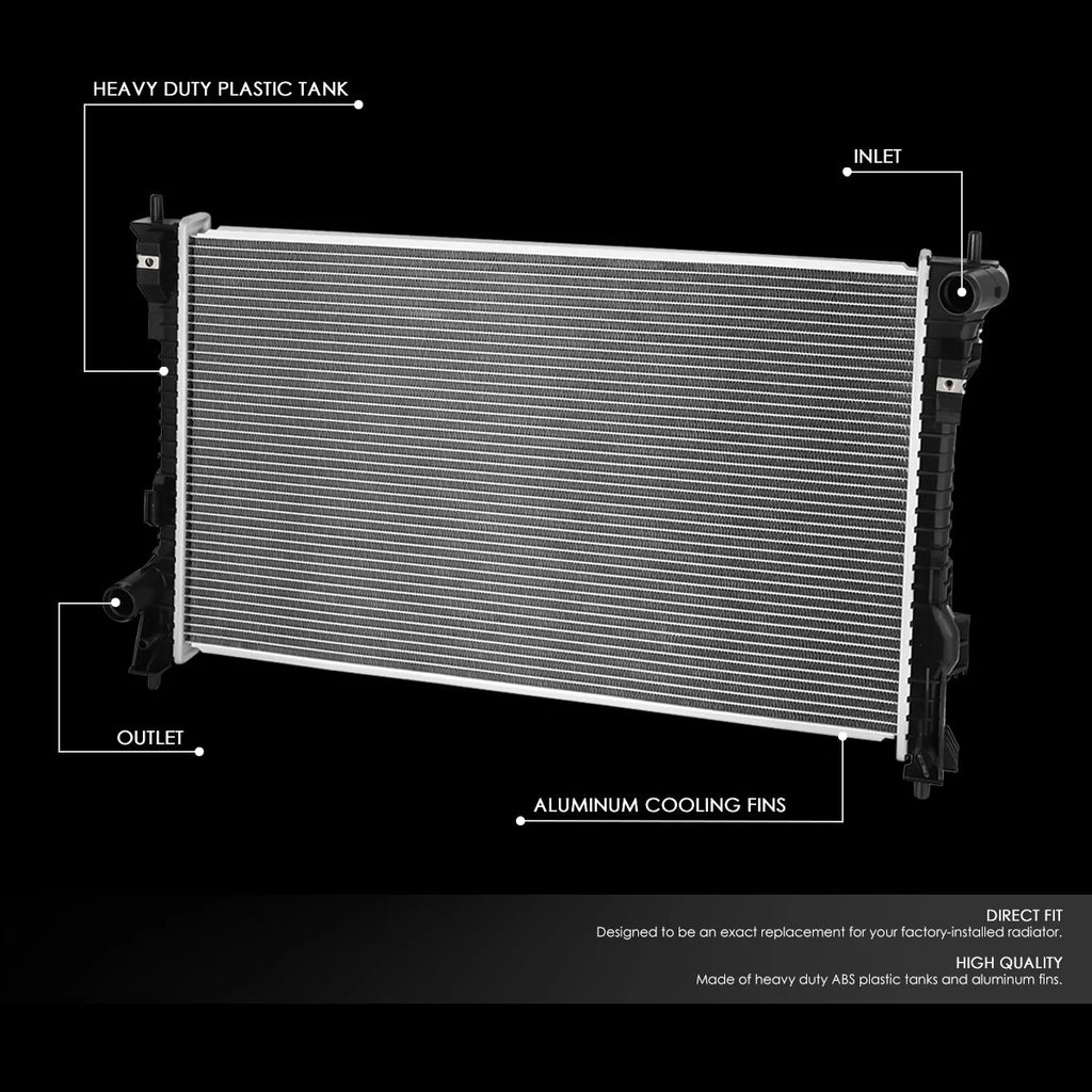 13306 Replacement Radiator 13-18 Ford Police Intercepter Sedan, 13-19 Taurus