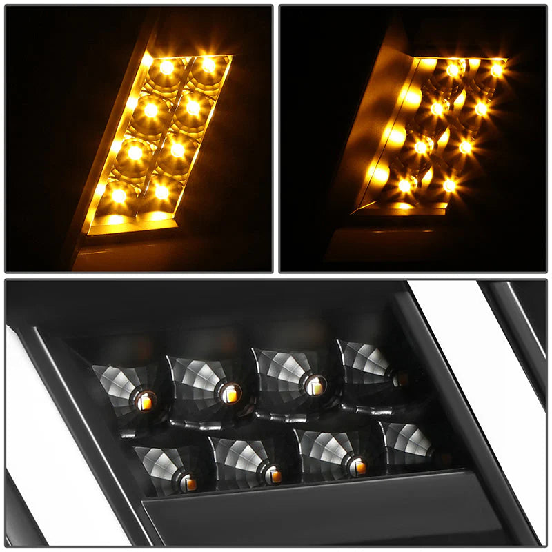 LED DRL Projector Headlights 16-22 Nissan Titan, Titan XD