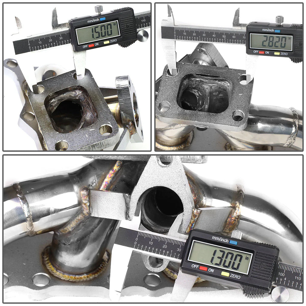99-06 Audi TT Quattro Base 00-01 Volkswagen Golf GLS 1.8L DOHC T25 Turbo Manifold - Stainless Steel