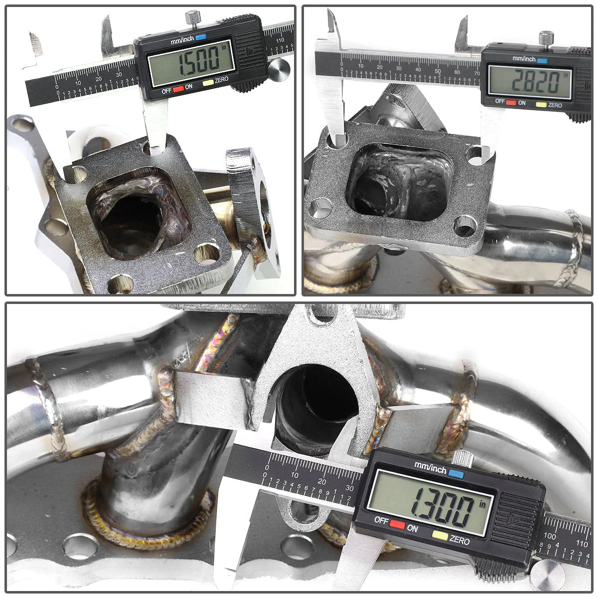 99-06 Audi TT Quattro Base 00-01 Volkswagen Golf GLS 1.8L DOHC T25 Turbo Manifold - Stainless Steel