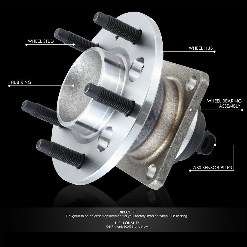 Rear Left or Right Side Wheel Bearing & Hub Assembly 00-05 Buick Lesabre, Pontiac Bonneville, Cadillac Deville