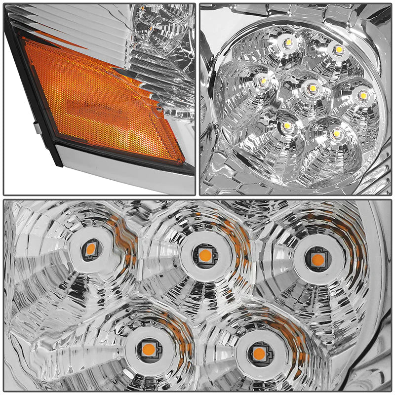 Full LED Switchback Headlights 03-17 Volvo VN VNL VNM VNX