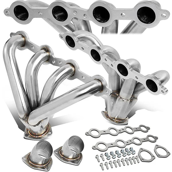 23-49 Chevy SBC LS1 LSX V8 Stainless Exhaust Header Manifold w/Gasket
